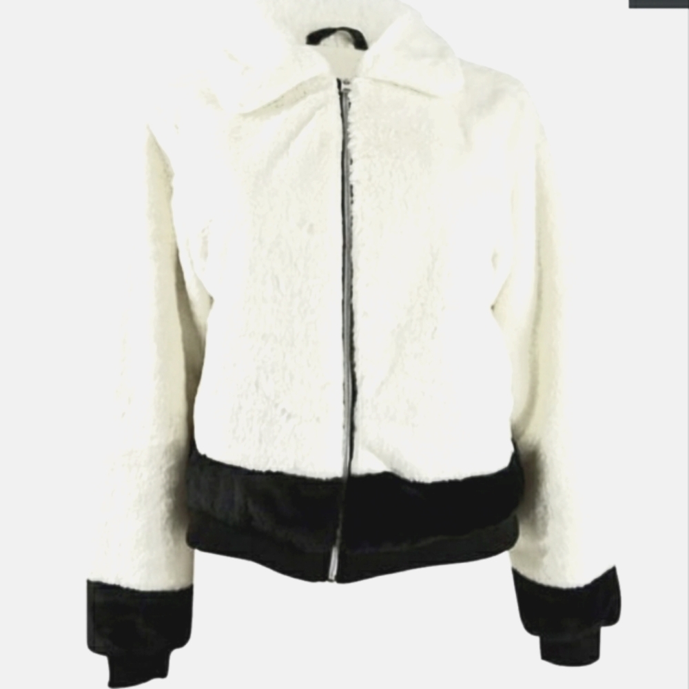 Juniors' Faux-Fur Jacket